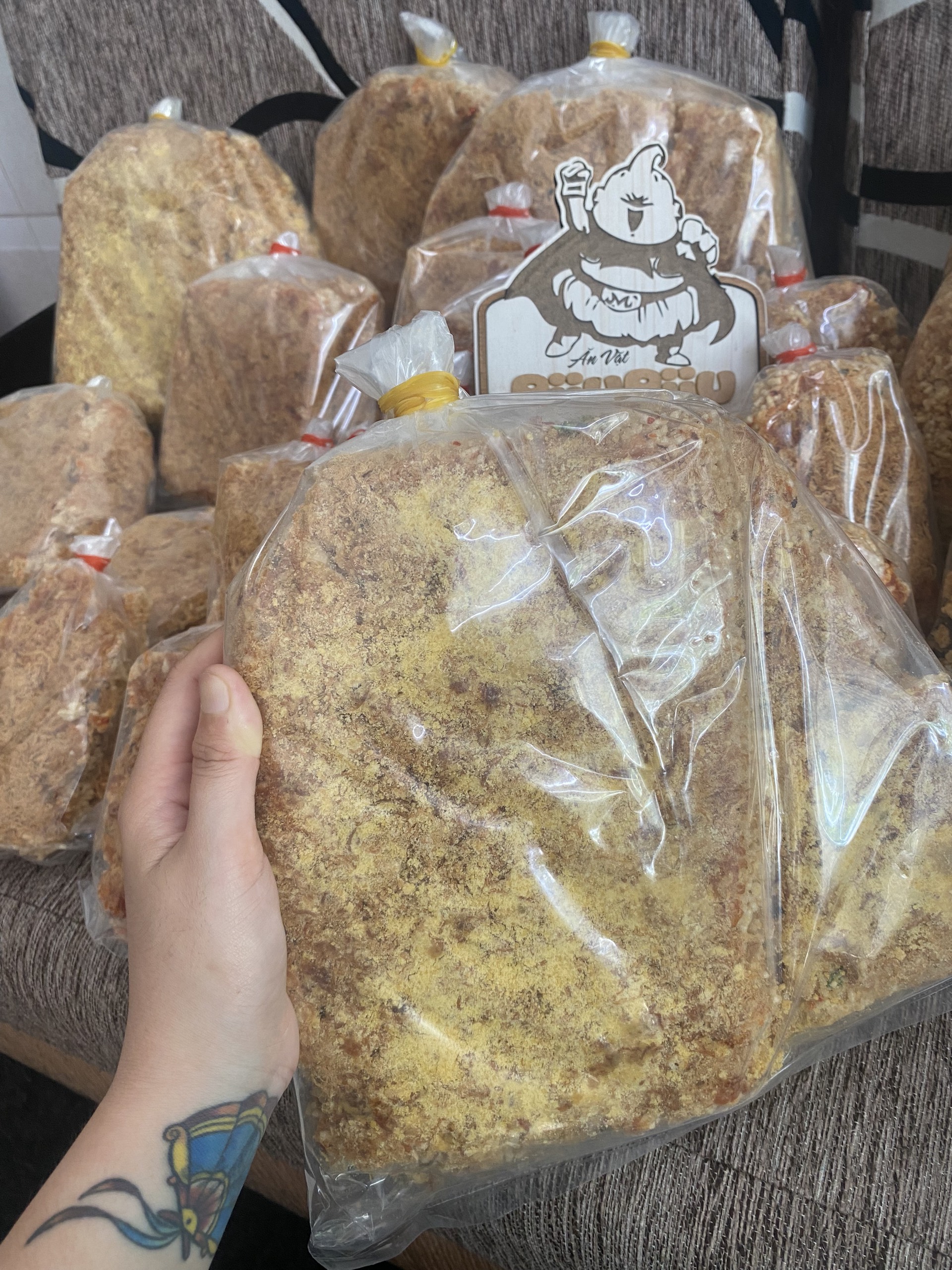 1KG CƠM CHÁY SIÊU CHÀ BÔNG ( không cay , cay ít, cay nhiều , siêu cay)