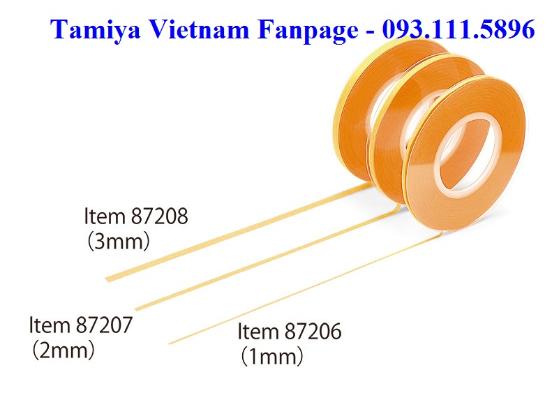 87208 băng dính che sơn tamiya masking tape 3mm