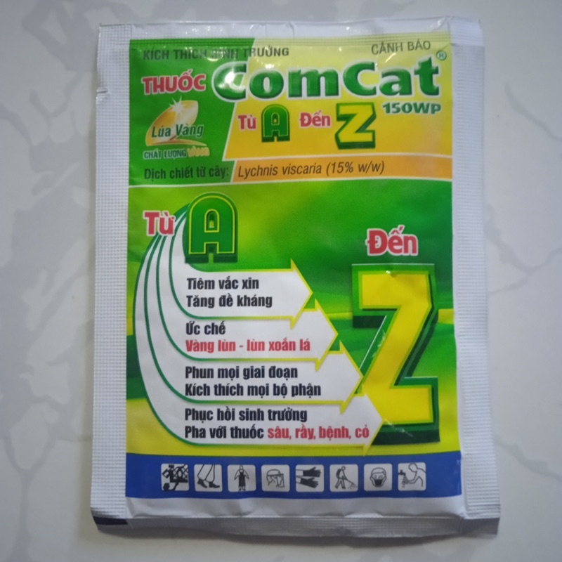[10 gói] [comcat 150wp] a -z lúa vàng kích rễ giải độc