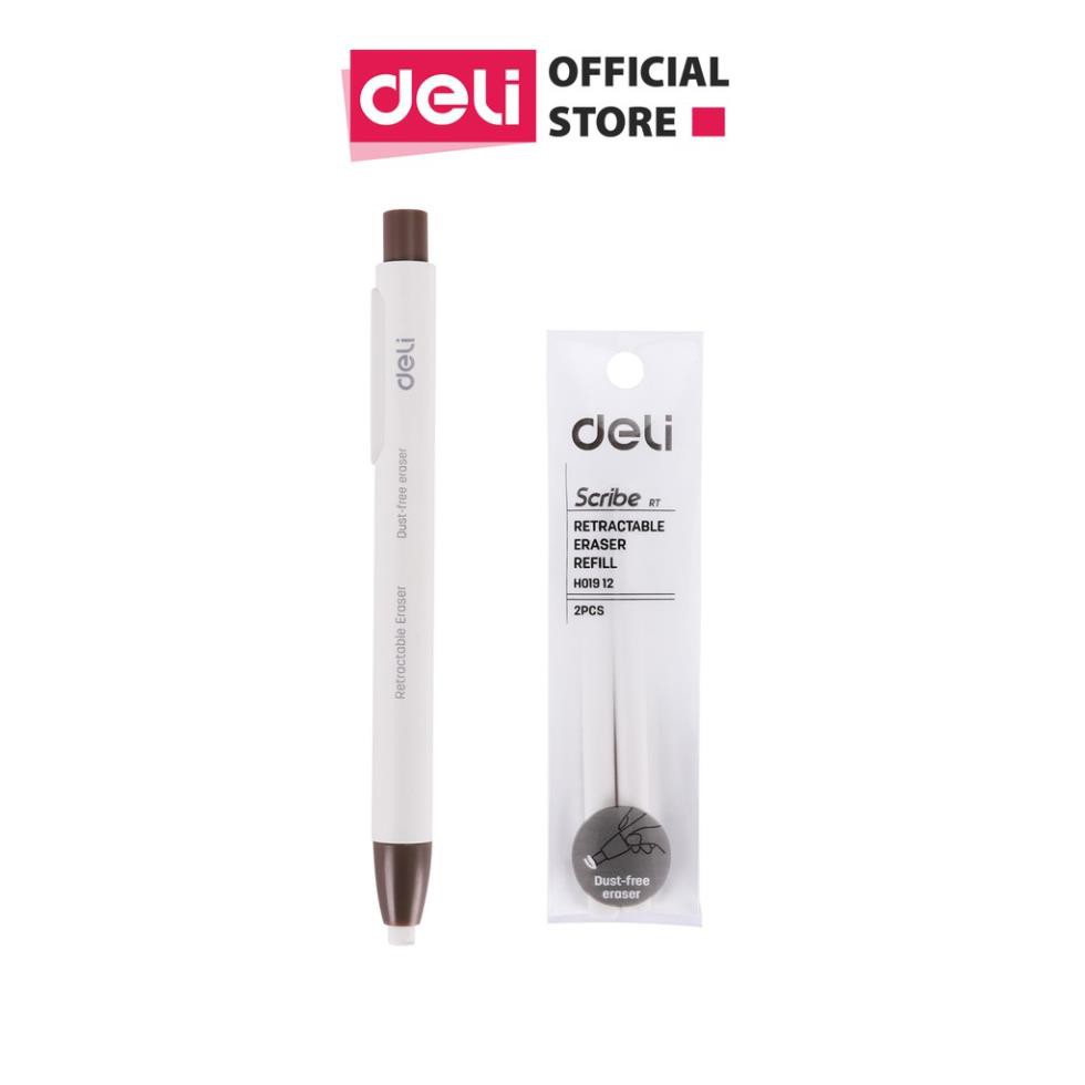 Bút gôm tẩy dạng bấm 5mm deli h01800