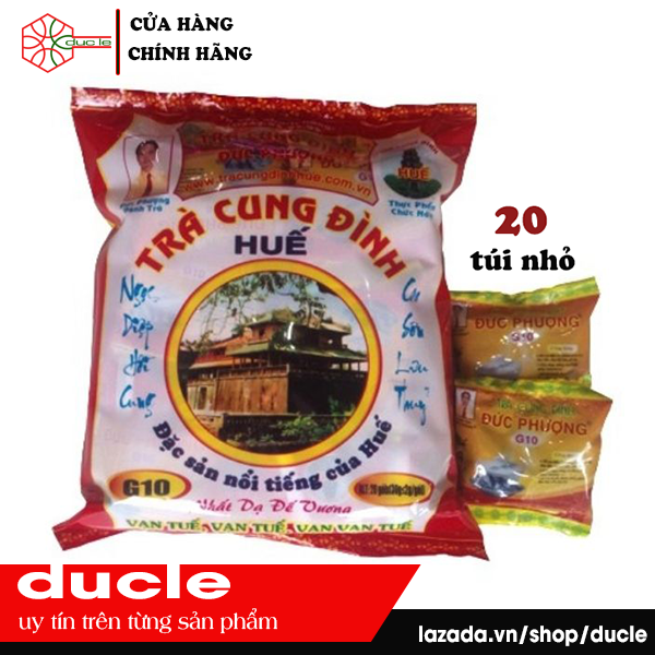 [HCM]Trà Cung Đình Huế G10 (600g) ( Gồm 20 Túi Nhỏ )