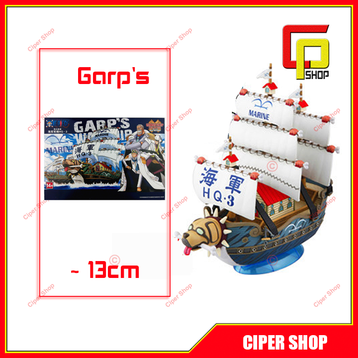 Model Boat Admiral Garp one piece Assembly