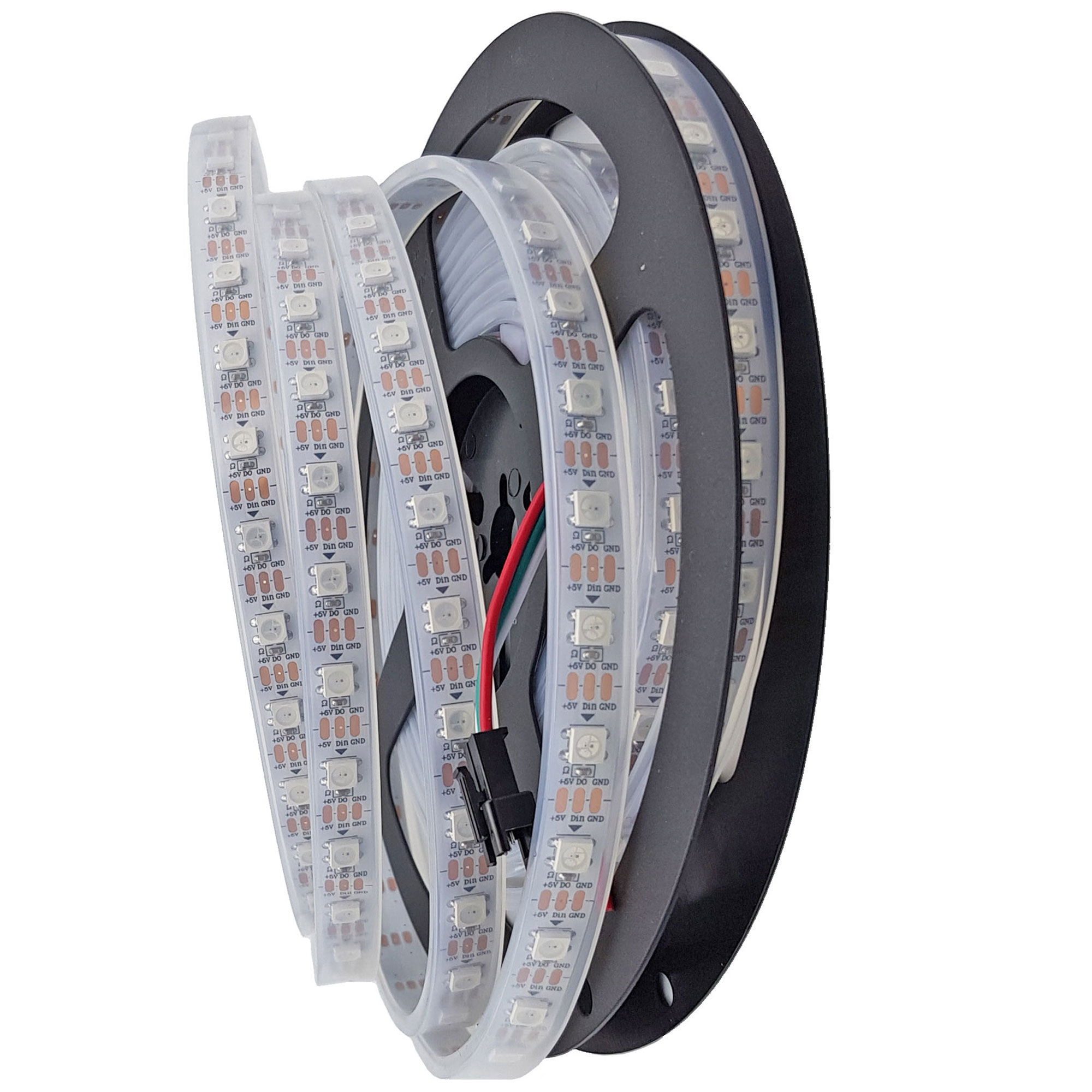 Led dây WS2812 5050 5VDC 1m 60 bóng (Không phủ epoxy - Có phủ epoxy - Bọc vỏ silicone))