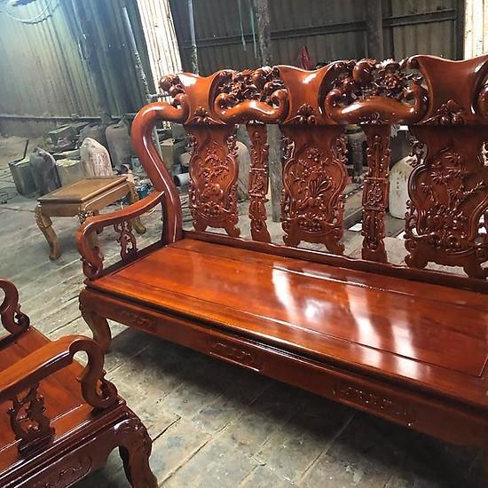 Bộ bàn ghế minh quốc đào gỗ lim