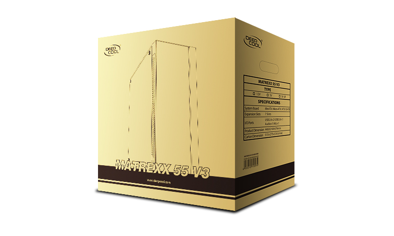Vỏ máy vi tính Case Deepcool Matrexx 55 V3