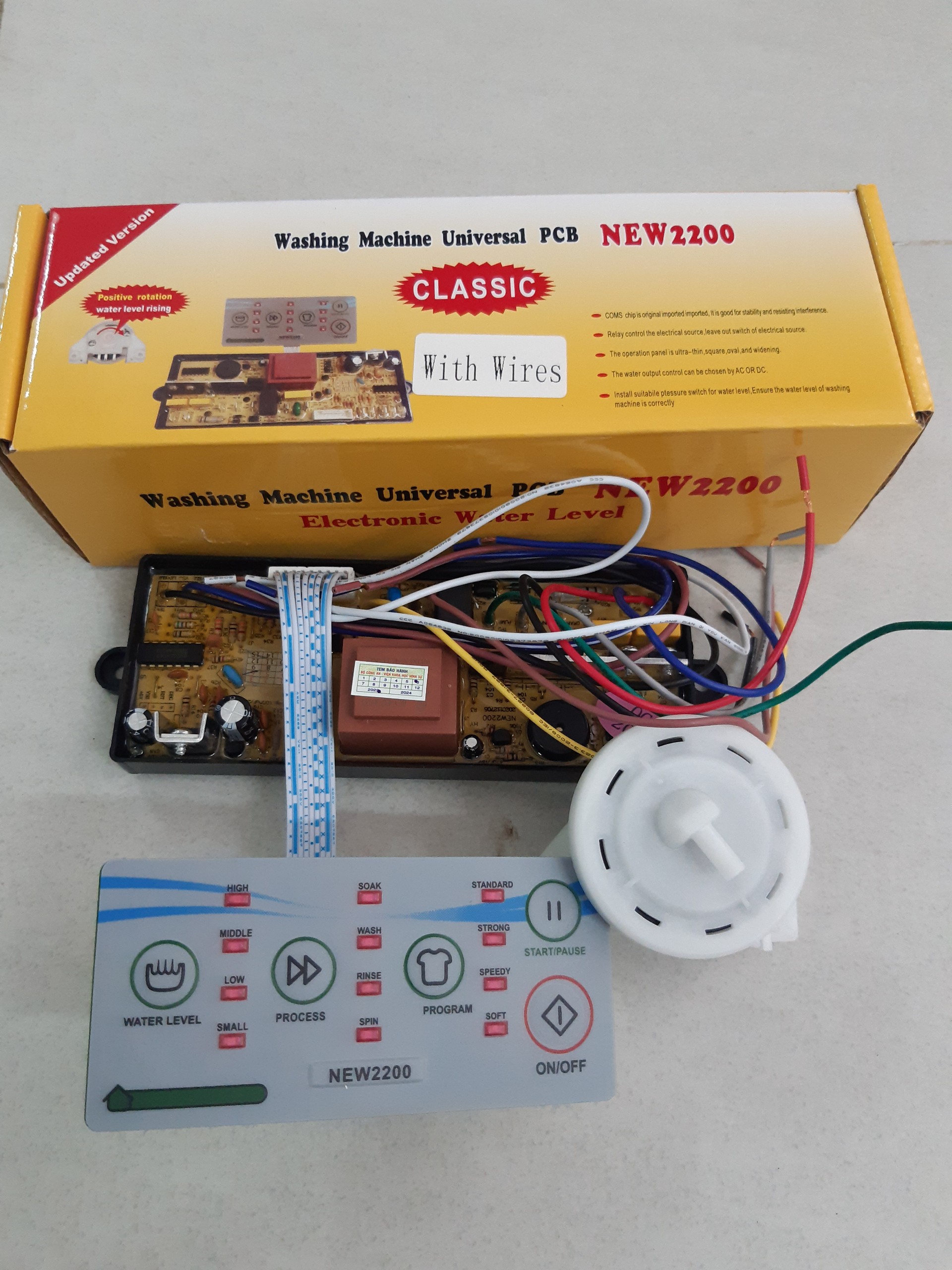 Mạch máy giặt đa năng NEW 2200( loại dây)
