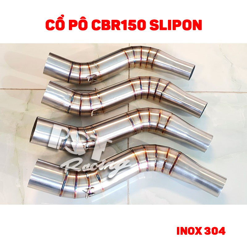 Cổ pô cbr150 slipon inox 304