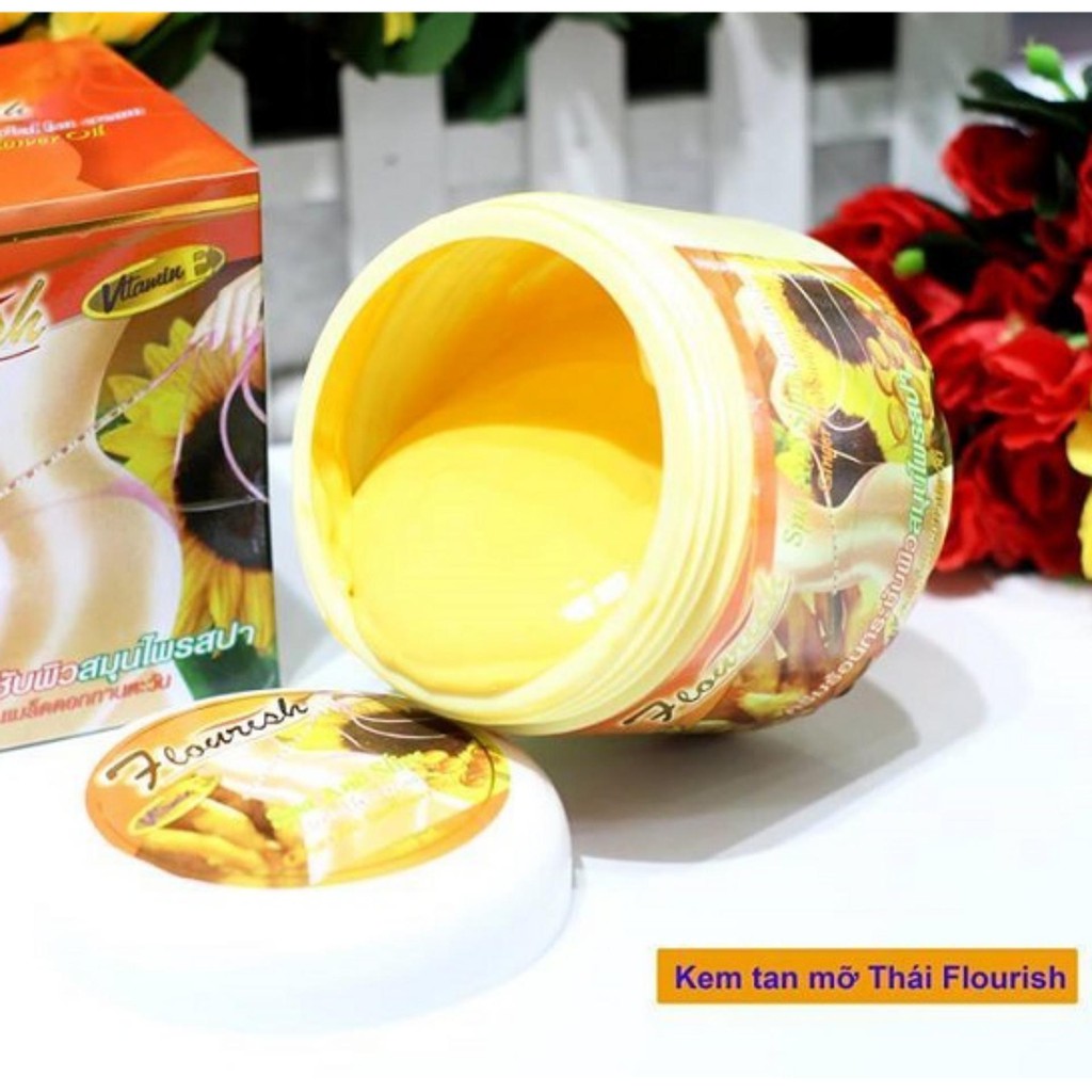 KEM THOA TAN MỠ BỤNG GỪNG FLOURISH THÁI LAN