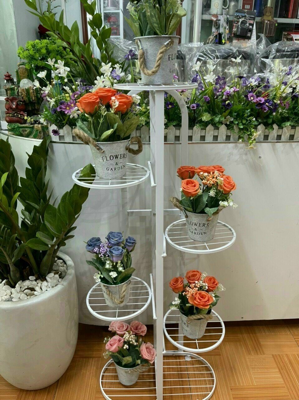 kệ để chậu hoa 7 TẦNG, kệ trang trí