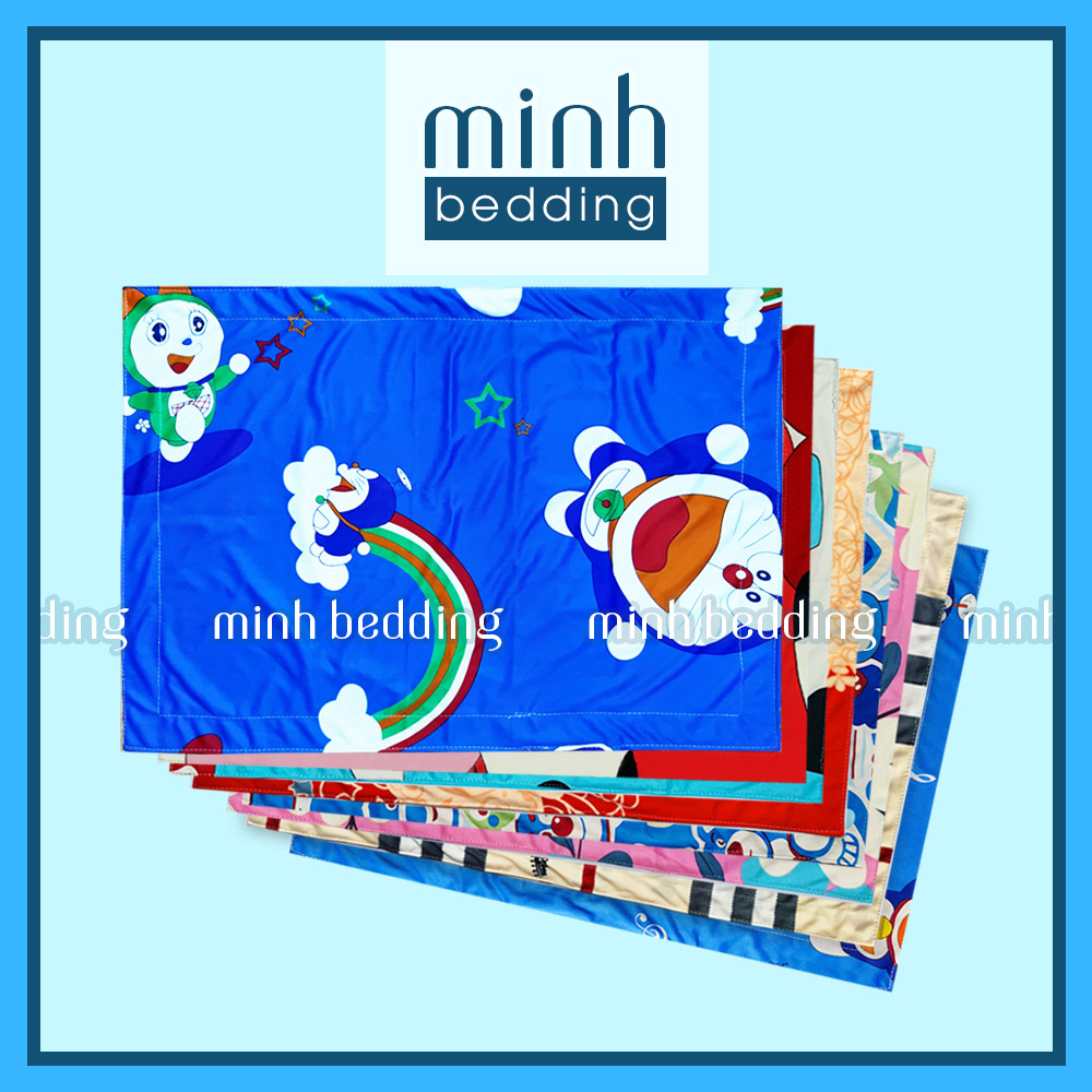 Áo gối thun lạnh 30x50cm không khoá kéo Minh Bedding siêu mềm mát