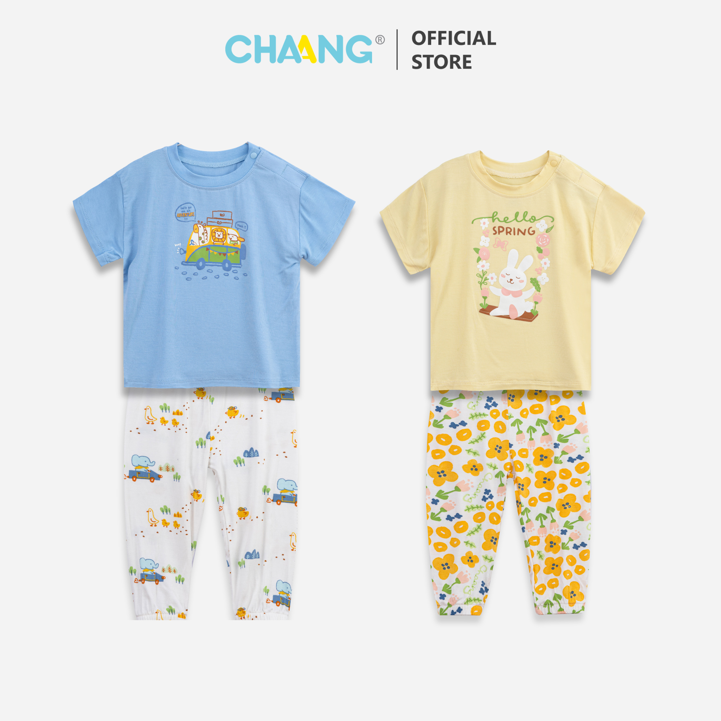 [CHAANG] Bộ áo cộc quần dài Spring Chaang