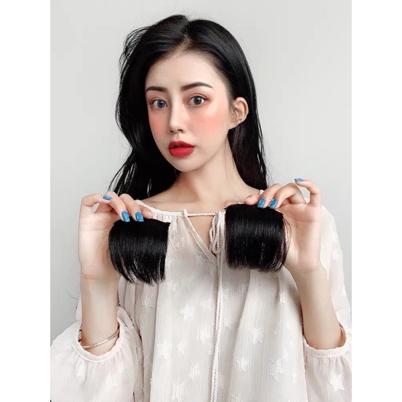 TÓC GIẢ KẸP PHỒNG MINI SET 2 CÁI