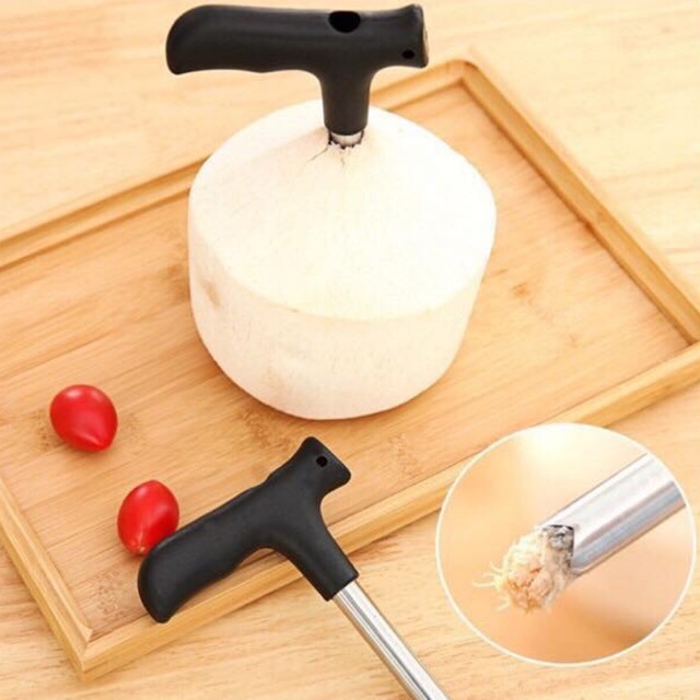 Dụng cụ khui dừa siêu nhanh
