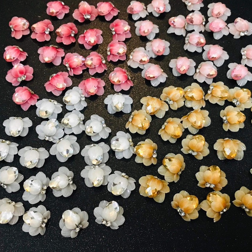Hoa bột - Hoa cúc đá gắn trang trí móng tay MOON NAIL