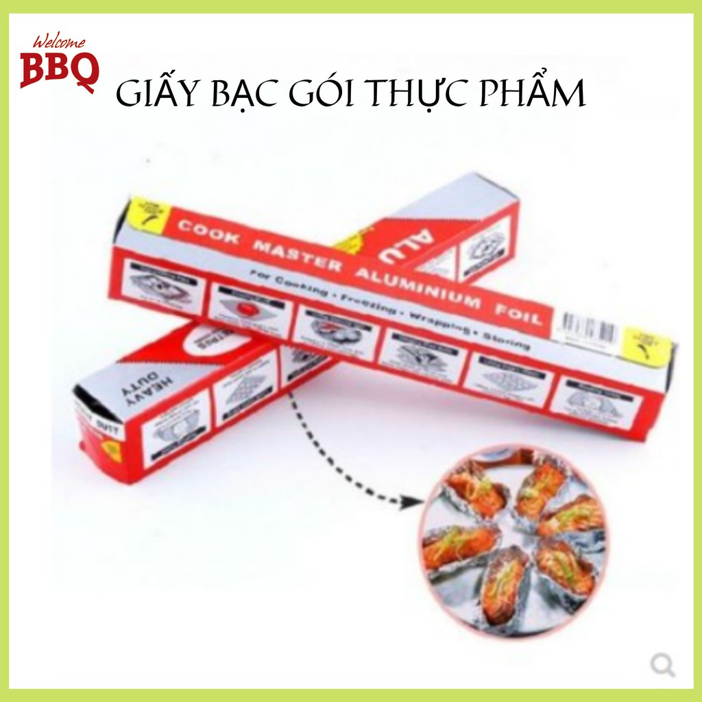 Giấy bạc bọc nướng thức ăn, giữ nóng đồ ăn