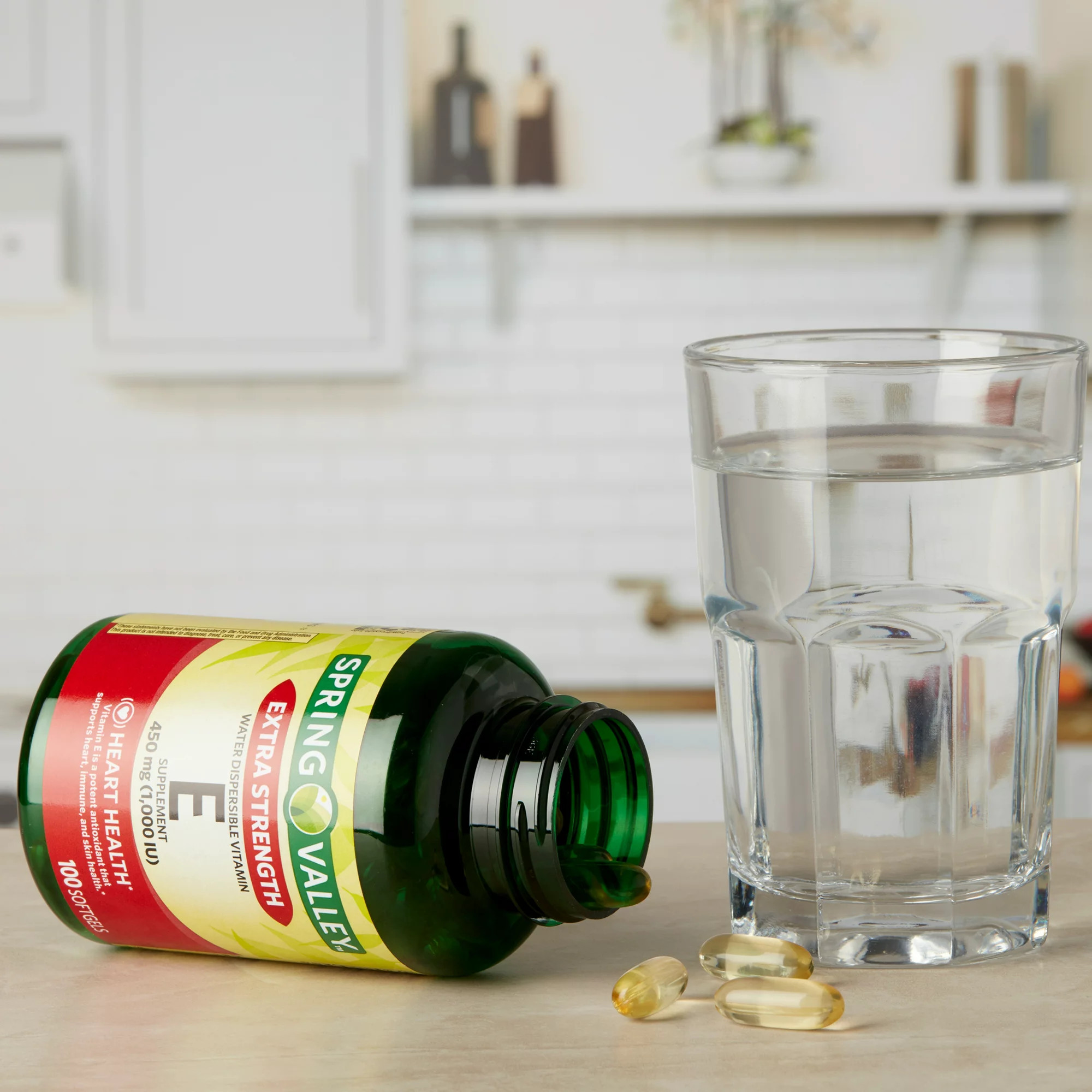 Viên Uống Spring Valley Extra Strength Vitamin E 450mg (1000IU) 100 viên