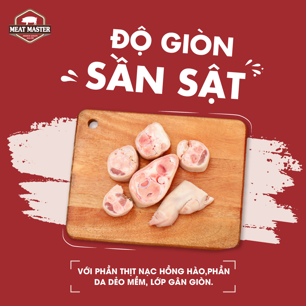 Móng heo Meat Master ( 400G ) - Thịt heo mát ngon, mềm mọng, ngọt thịt