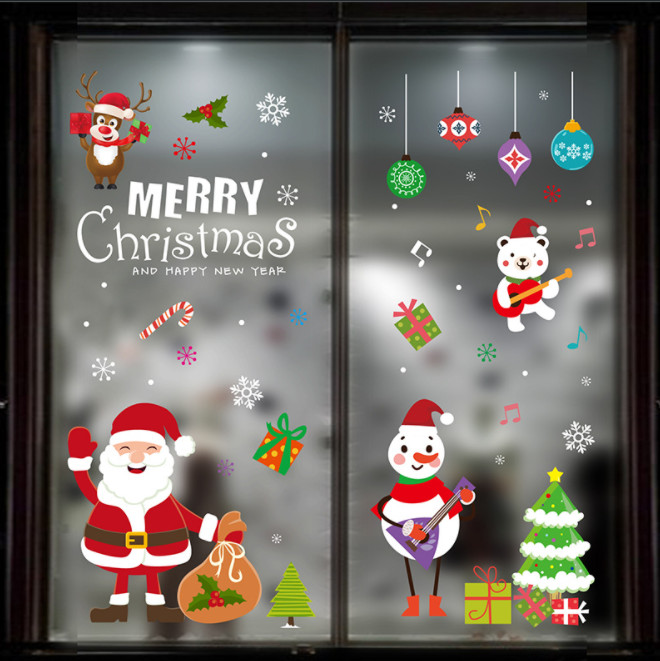 Decal trang trí Noel Hít Tĩnh Điện - Noel 2022 Đặc sắc ( nhiều mẫu )