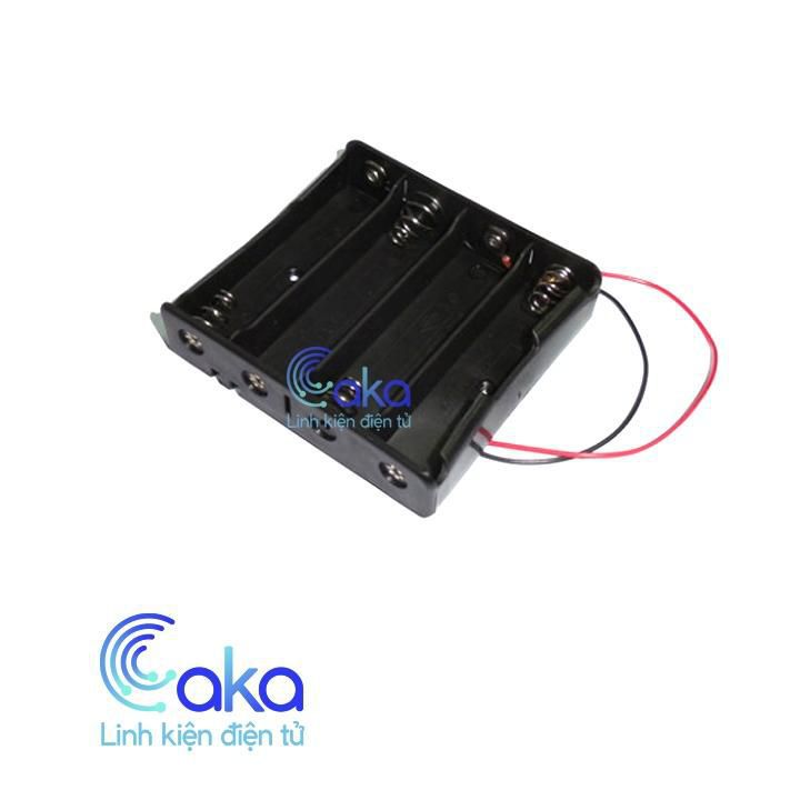 Đế Pin 18650 1 Pin – Đế Gắn Pin 18650 Loại 1 Cell Có Dây Dẫn, Chất Liệu Nhựa ABS Bền Đẹp