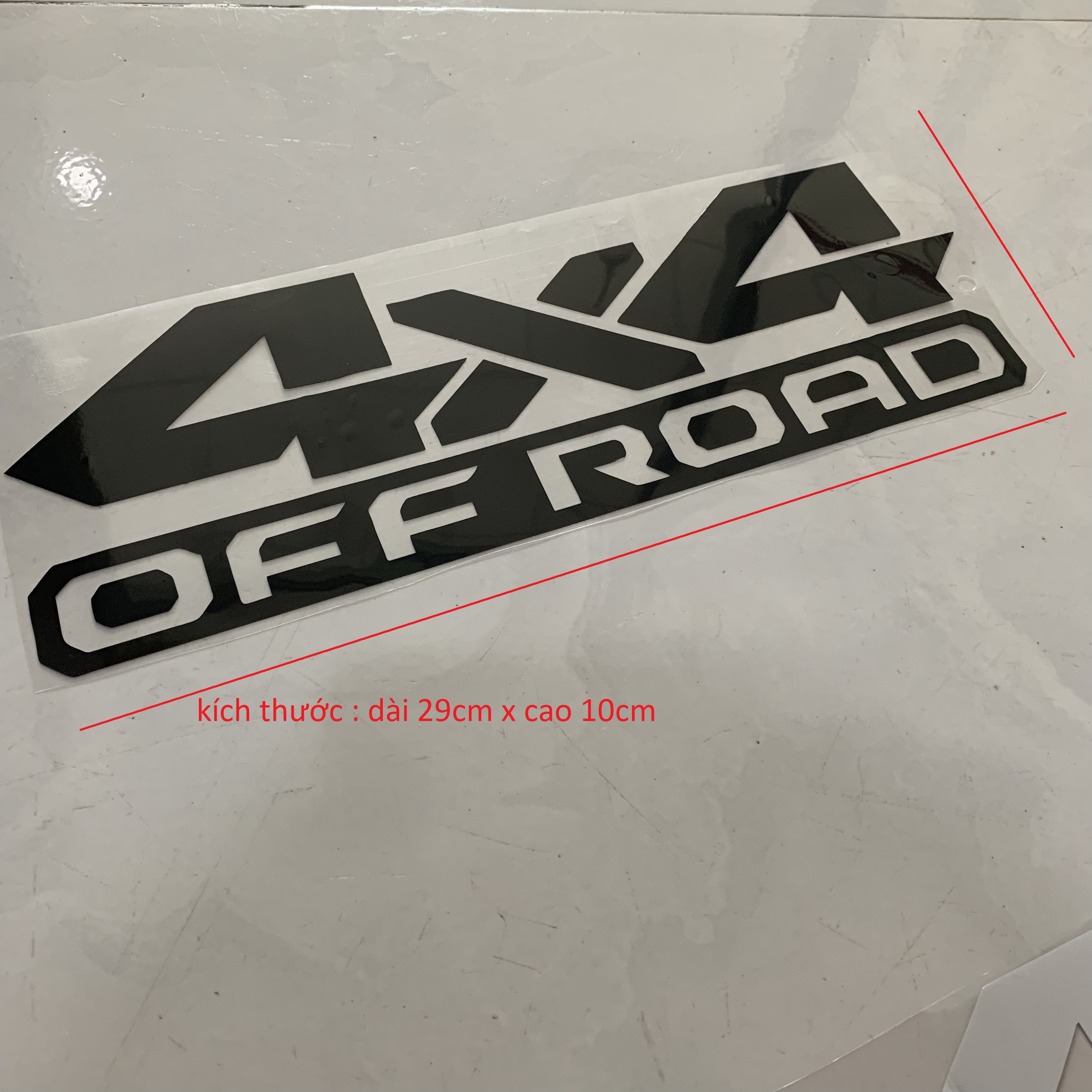 2 Tem decal 4x4 OFF ROAD kiểu dáng thể thao TEM PHAN QUANG