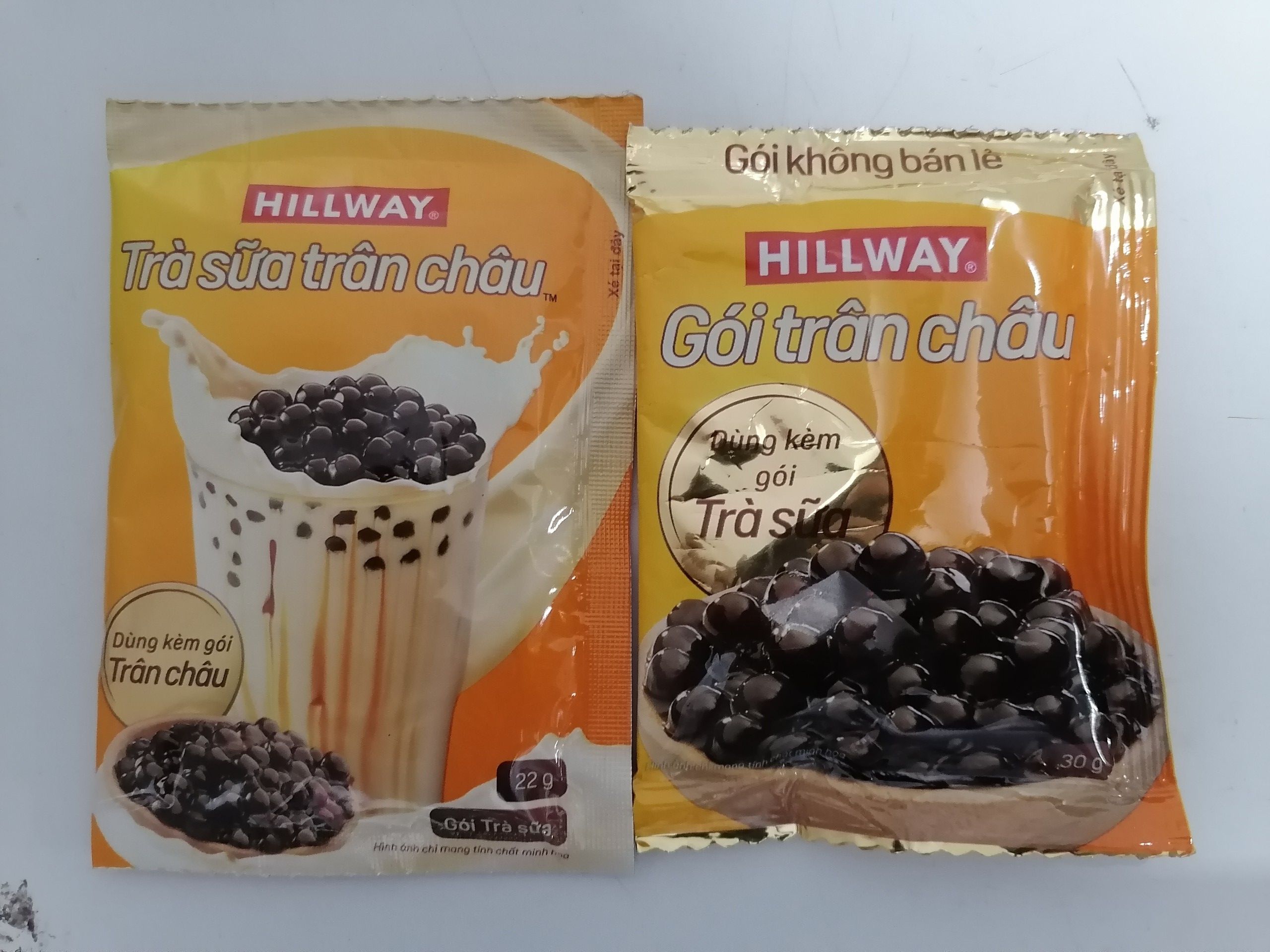 [Hộp 416g (8 LY)] TRÀ SỮA TRÂN CHÂU [VN] HILLWAY Bubble Milk Tea (btn-hk)