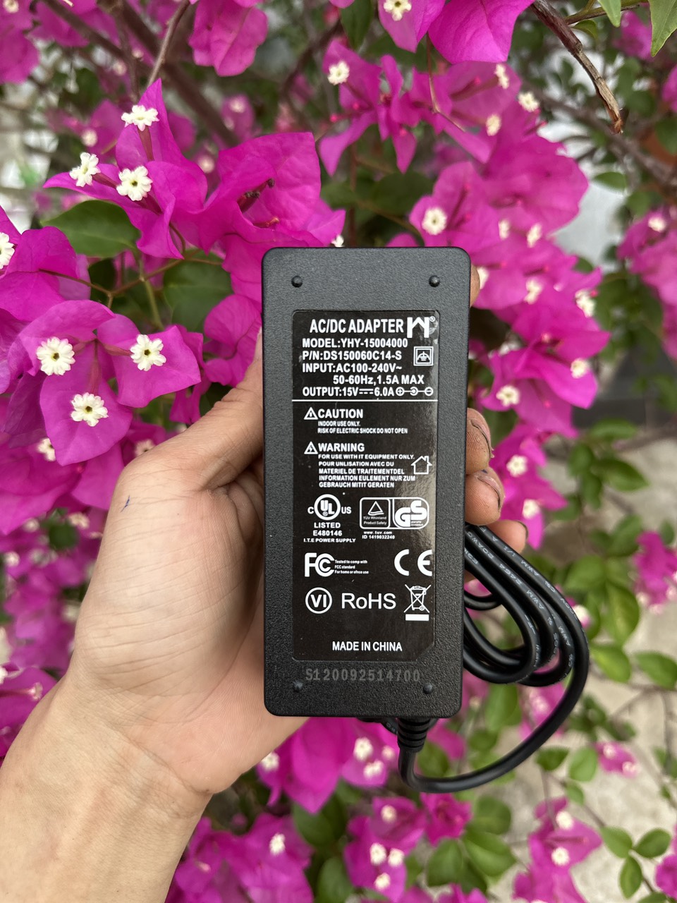 Nguồn xung loa kéo 15V 6A