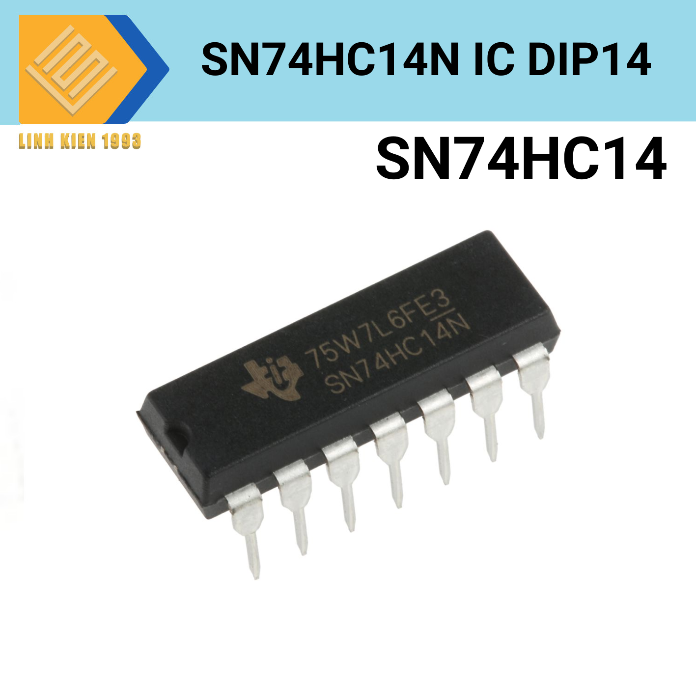 Sn74hc14n ic dip14 hex schmitt trigger inverter