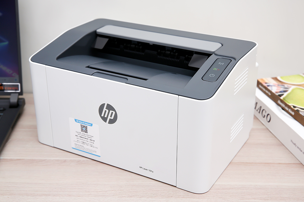 [Voucher 12% max 500K]Máy in Laser Trắng Đen HP 107a (4ZB77A)
