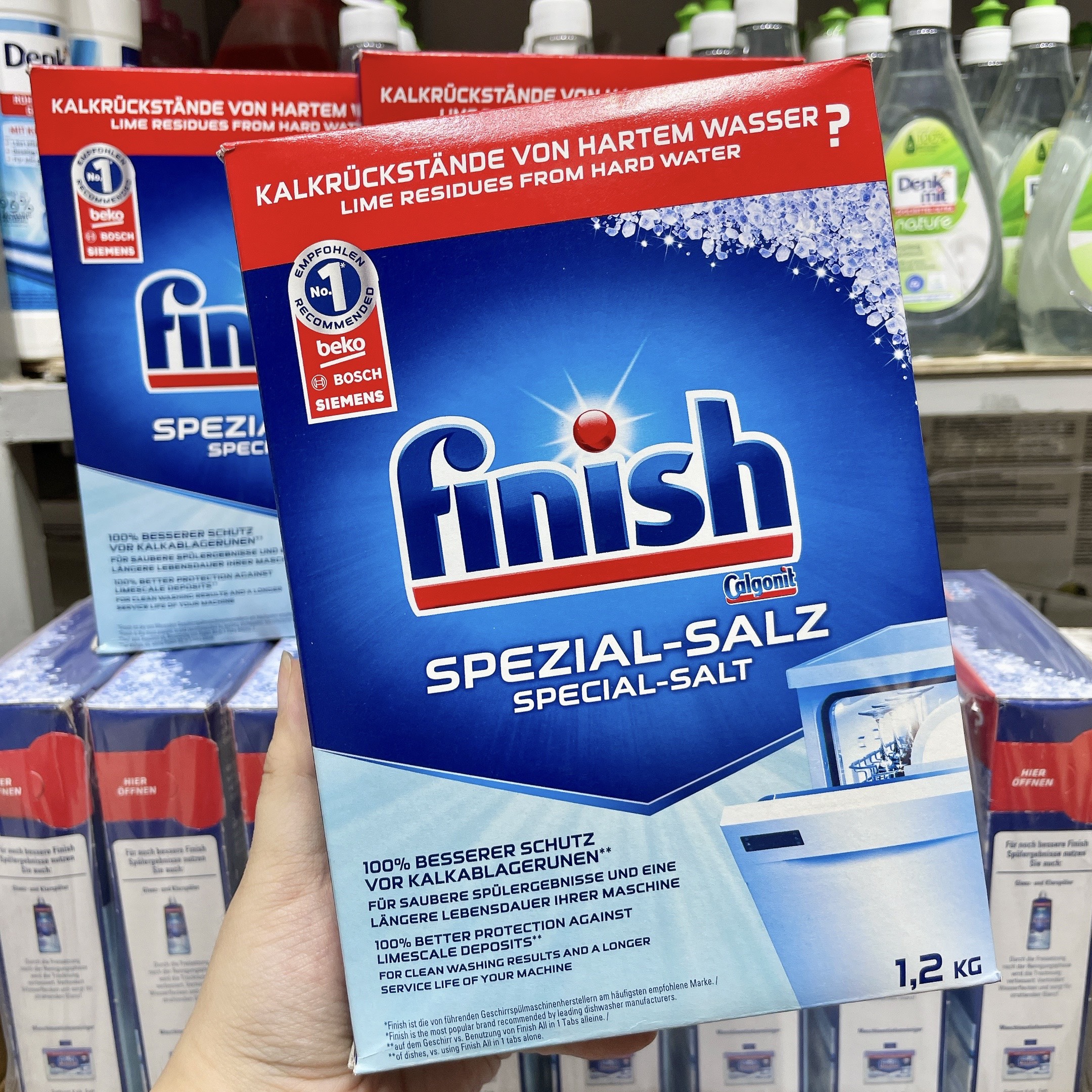 MUỐI RỬA BÁT Finish - KHÔNG THỂ THIẾU CHO MÁY RỬA BÁT