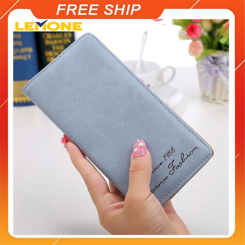 Ví nữ cầm tay da mềm thời trang Hàn Quốc- LEMONE