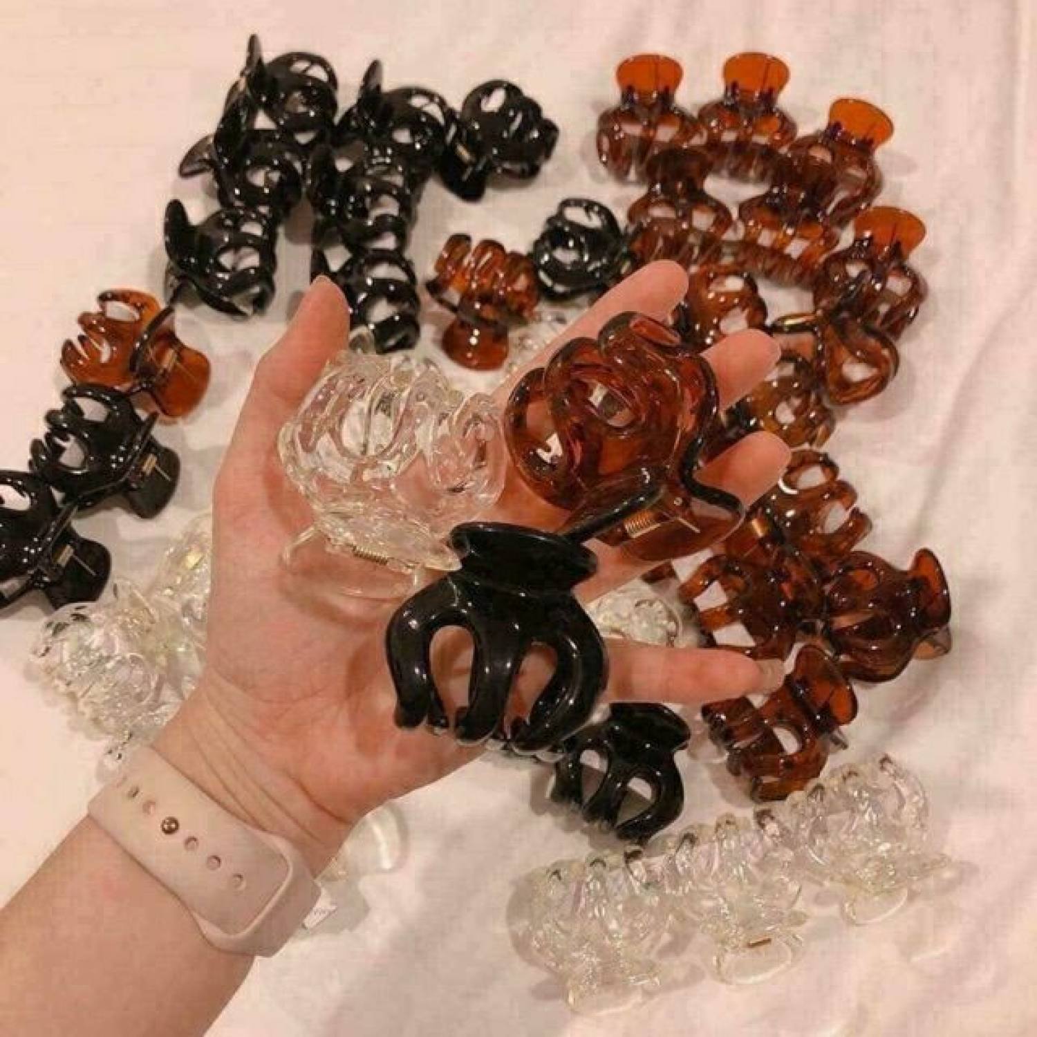 Set 3 Kẹp Tóc Càng Cua Thái Lan