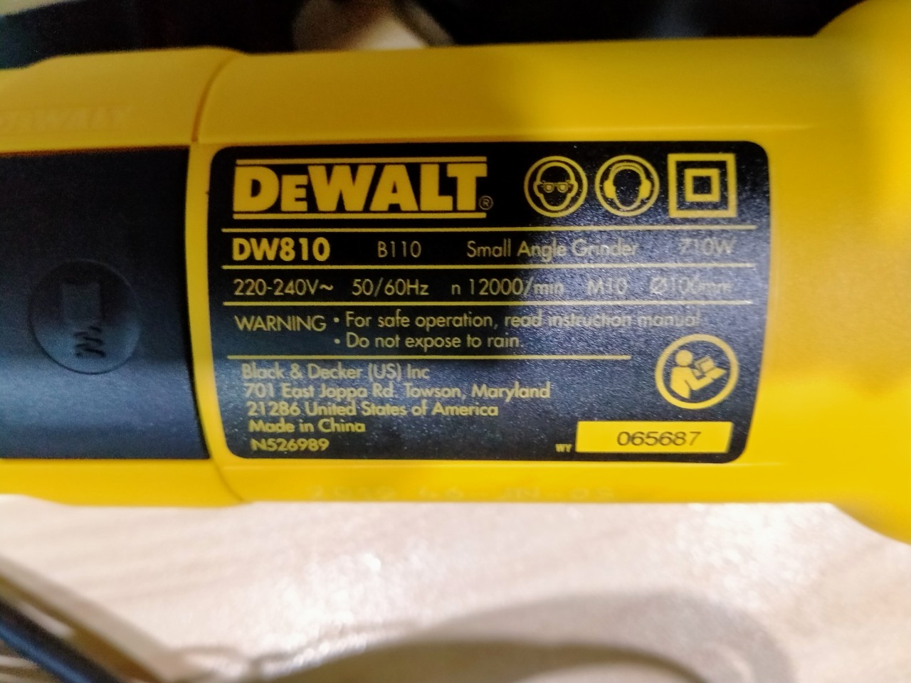 [HCM]Máy mài Dewalt DW810