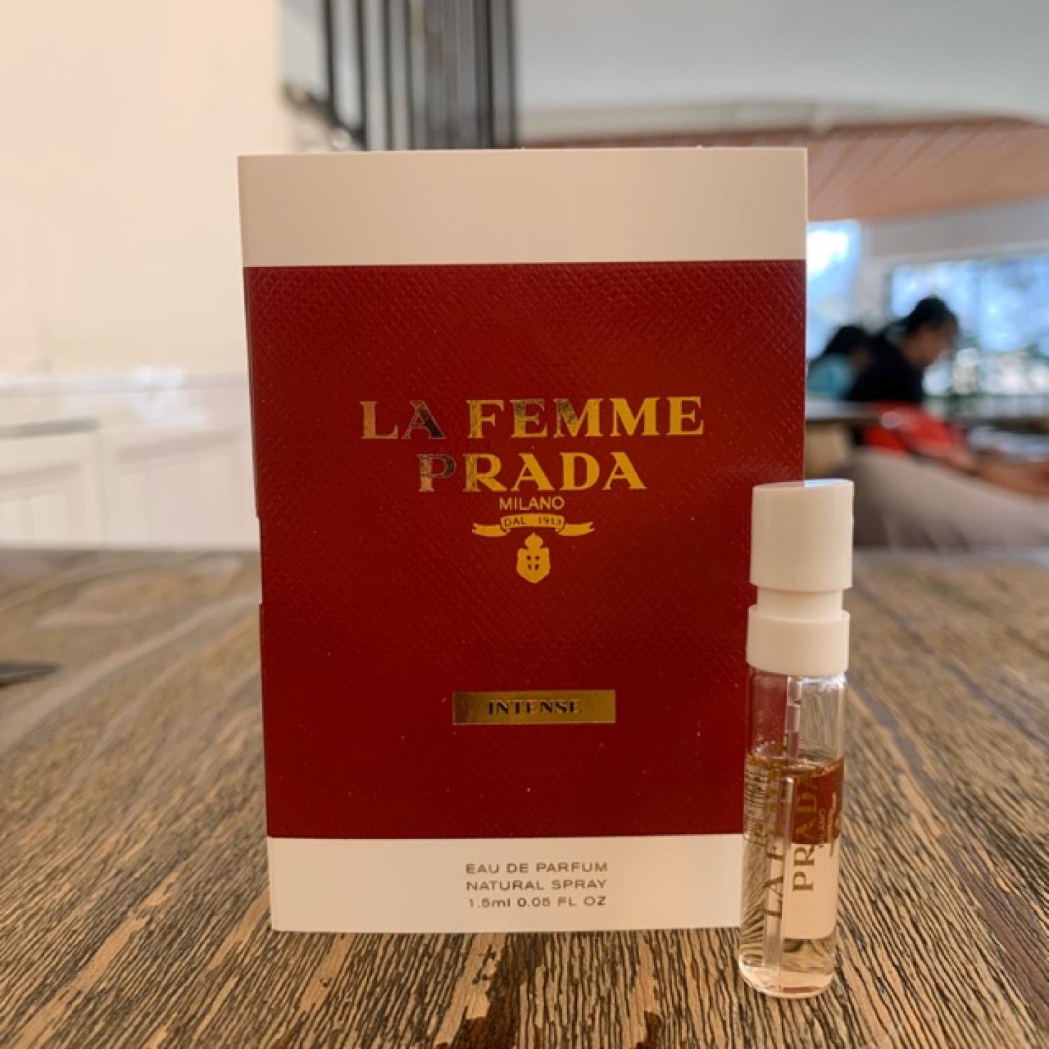 Mẫu thử (sample) nước hoa nữ La Femme Prada Milano Intense EDP  chính  hãng Spain 