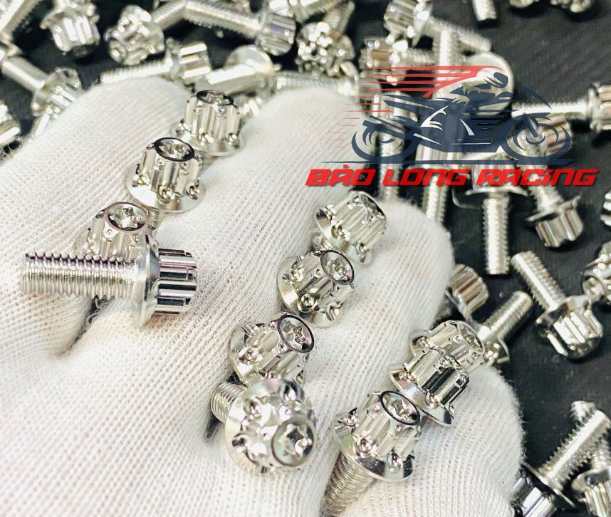 Ốc Salaya đầu Trụ 5li18 Răng Nhuyễn gắn xe máy Winner,Sonic,Exciter,Wave,Sirius...