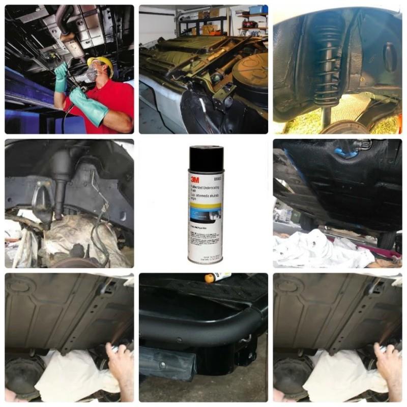 Chai Xịt Sơn Phủ Gầm Cao Cấp 3M Rubberized Undercoating Black 560g