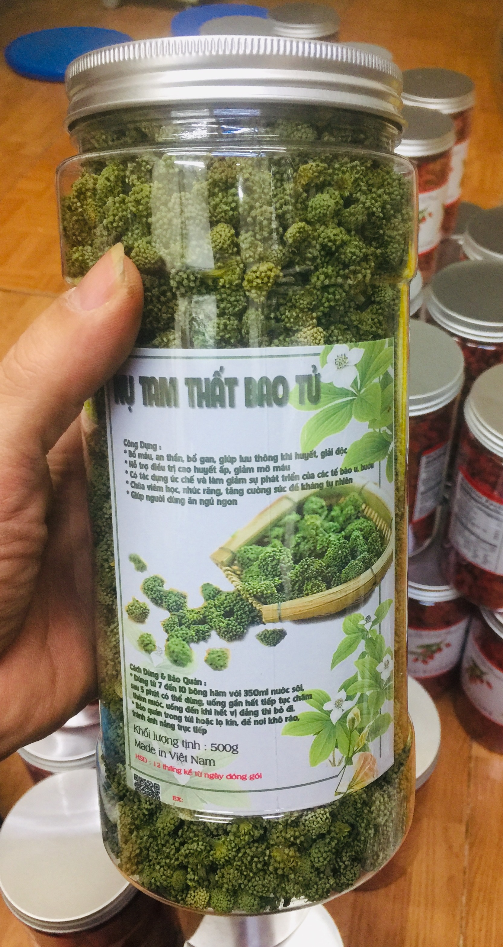 500G Trà Nụ Tam Thất Hảo Hạng