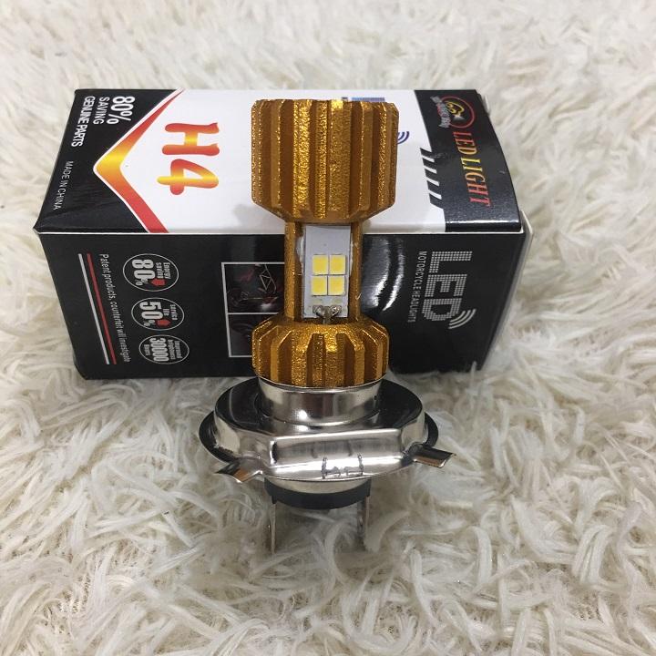 ĐÈN LED PHA XE MÁY Ô TÔ-CHÂN H4