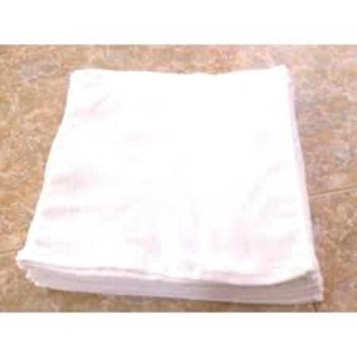 SET 50 KHĂN LAU VUÔNG TRẮNG 24X24 CM