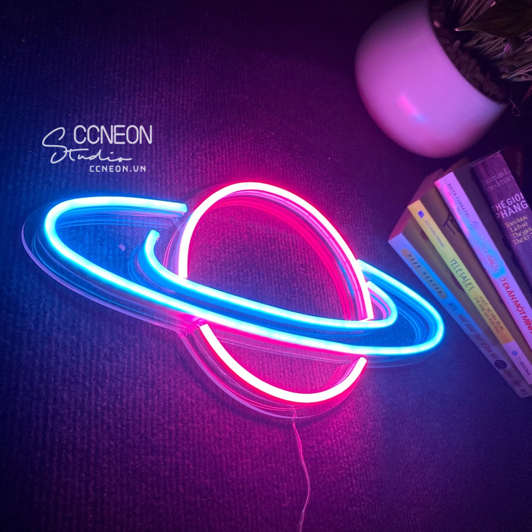 Đèn Trang Trí Phòng Led Neon Sign Hành Tinh