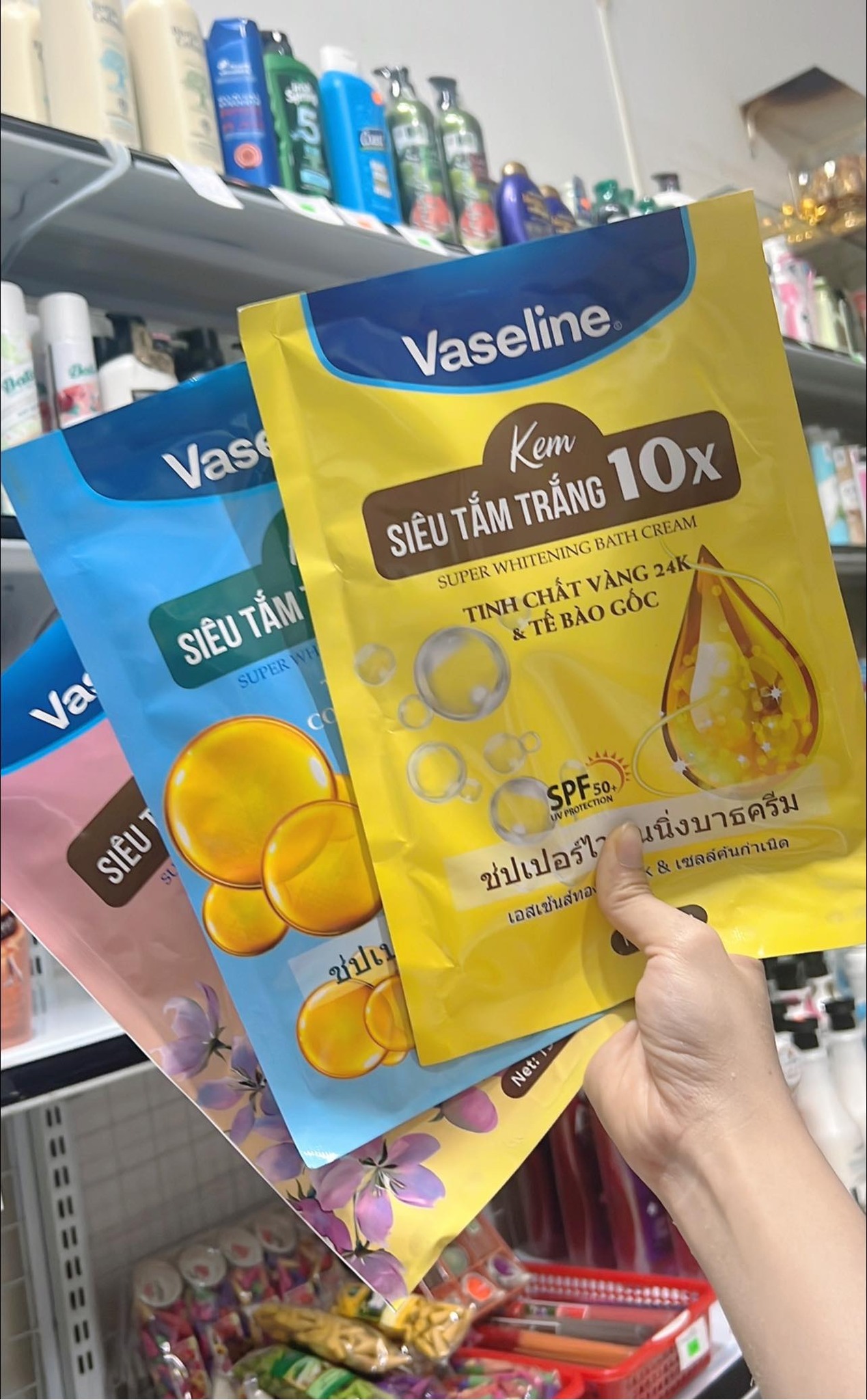 Kem siêu tắm trắng 10x Vaseline THÁI LAN