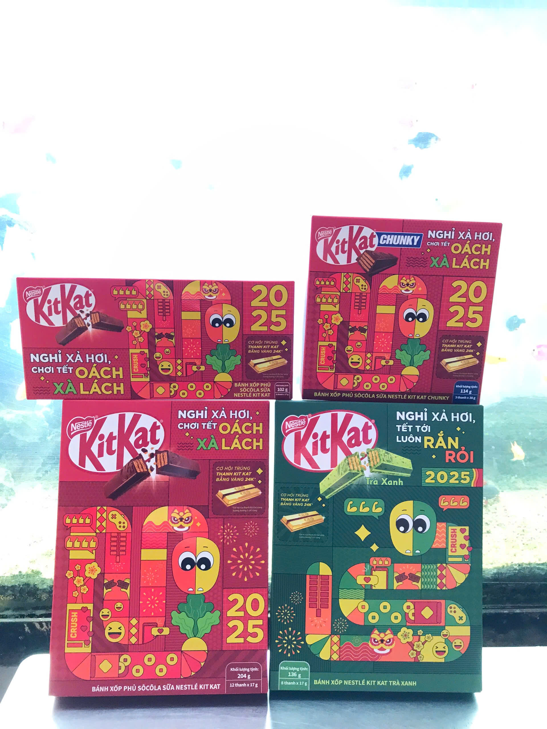 Sôcôla Nestlé KitKat Thái Lan Hộp Tết