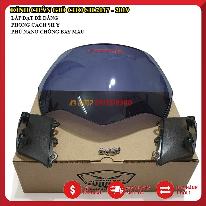 Kính chắn gió sh việt 2017-19 hàng motorart