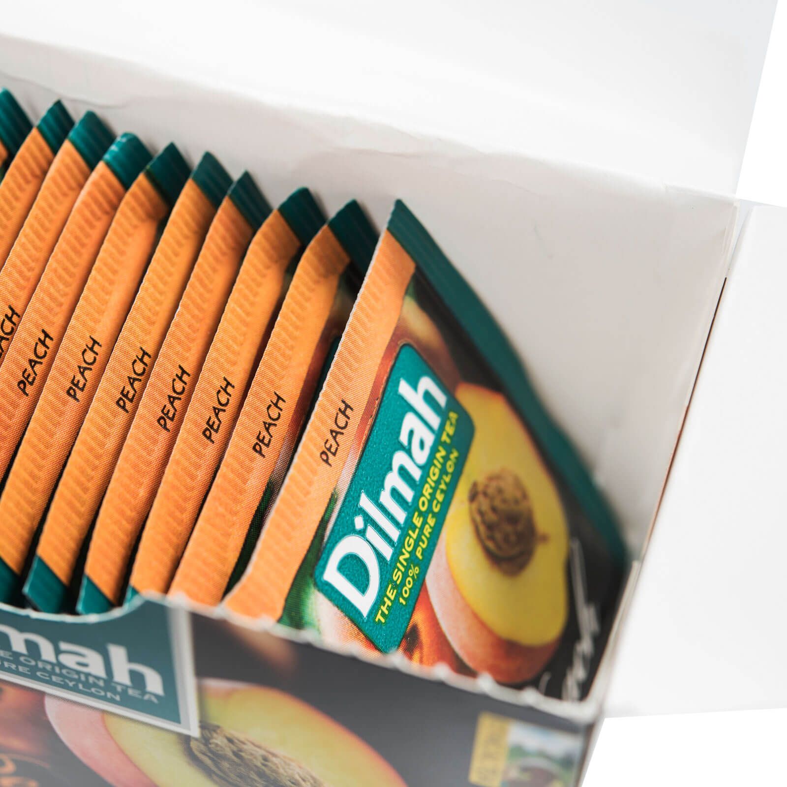 Trà Dilmah túi lọc hương đào (Hộp 20 túi lọc x 1.5g)