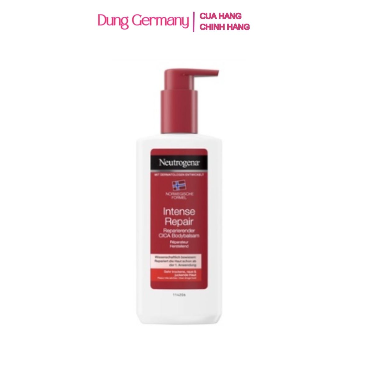 Sữa dưỡng thể Neutrogena Deep Moisture Body Lotion Dưỡng ẩm sâu cho da khô - Dung Germany