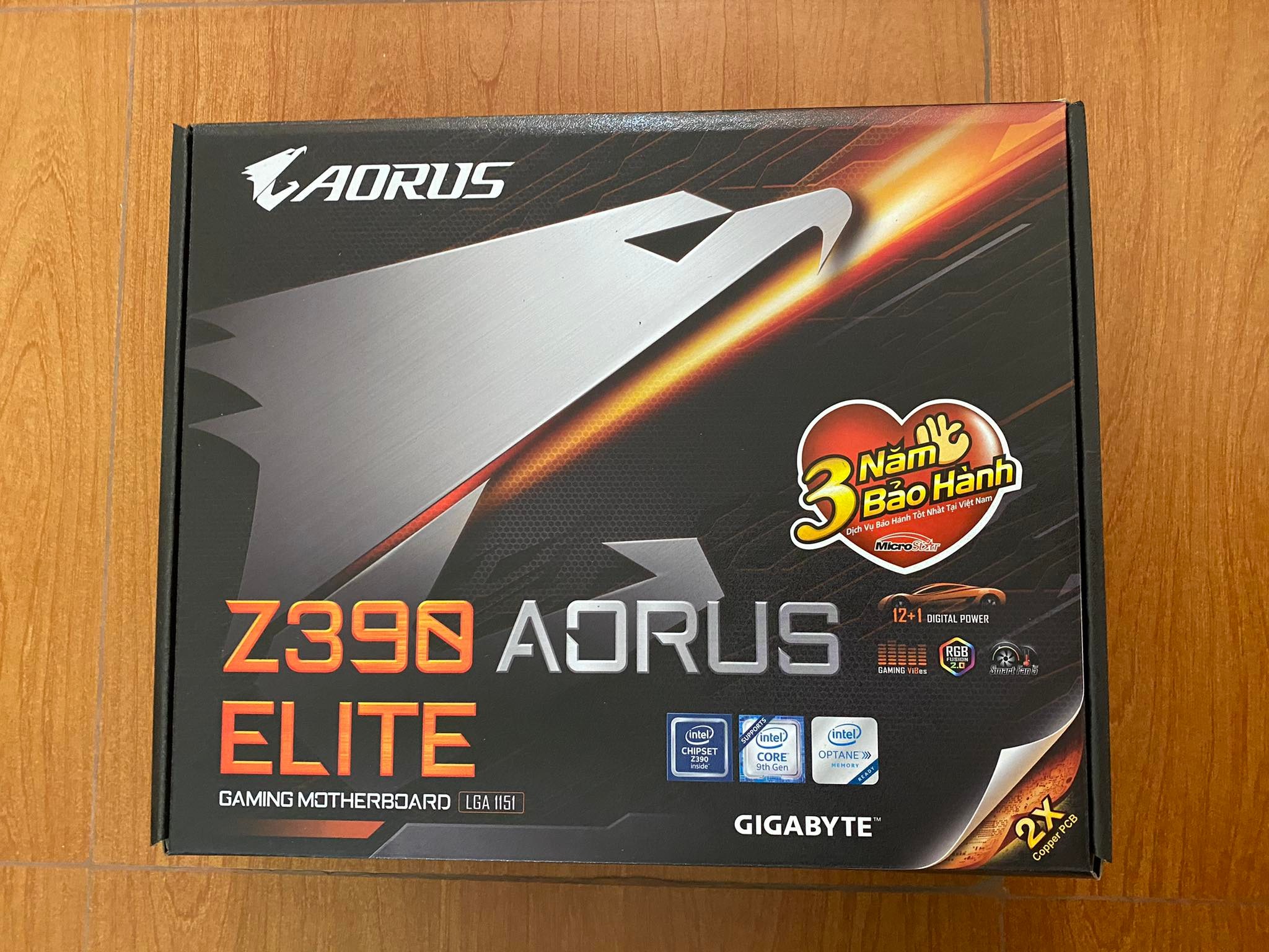 Mainboard GIGABYTE Z390 AORUS ELITE (Intel Z390, Socket 1151, ATX, 4 khe RAM DDR4)