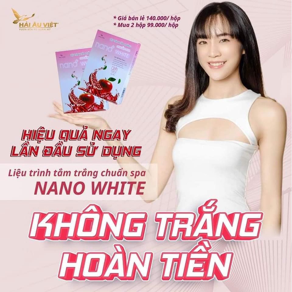 TẮM TRẮNG NANO WHITE MẪU MỚI