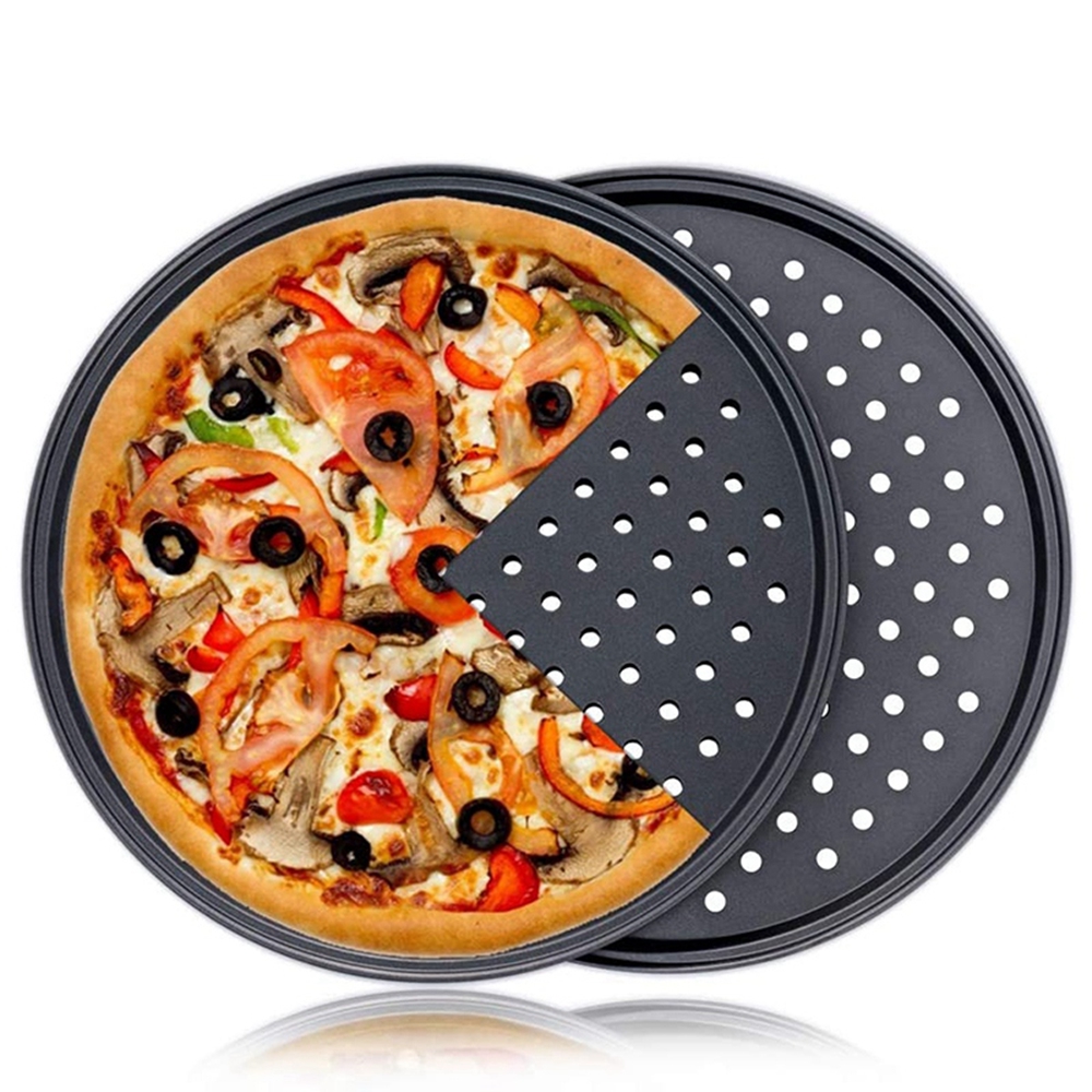 Chảo Chuyên Nghiệp INAPO Có Lỗ, Dụng Cụ Nhà Bếp, Khay Lưới Nướng Bánh Pizza Khay Nướng Bakeware Khay Pizza Chảo Pizza Đĩa Nướng