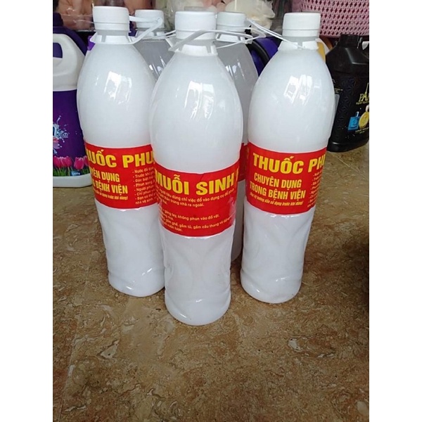 Chai 1,5 lít phun diệt muỗi sinh học pha sẵn