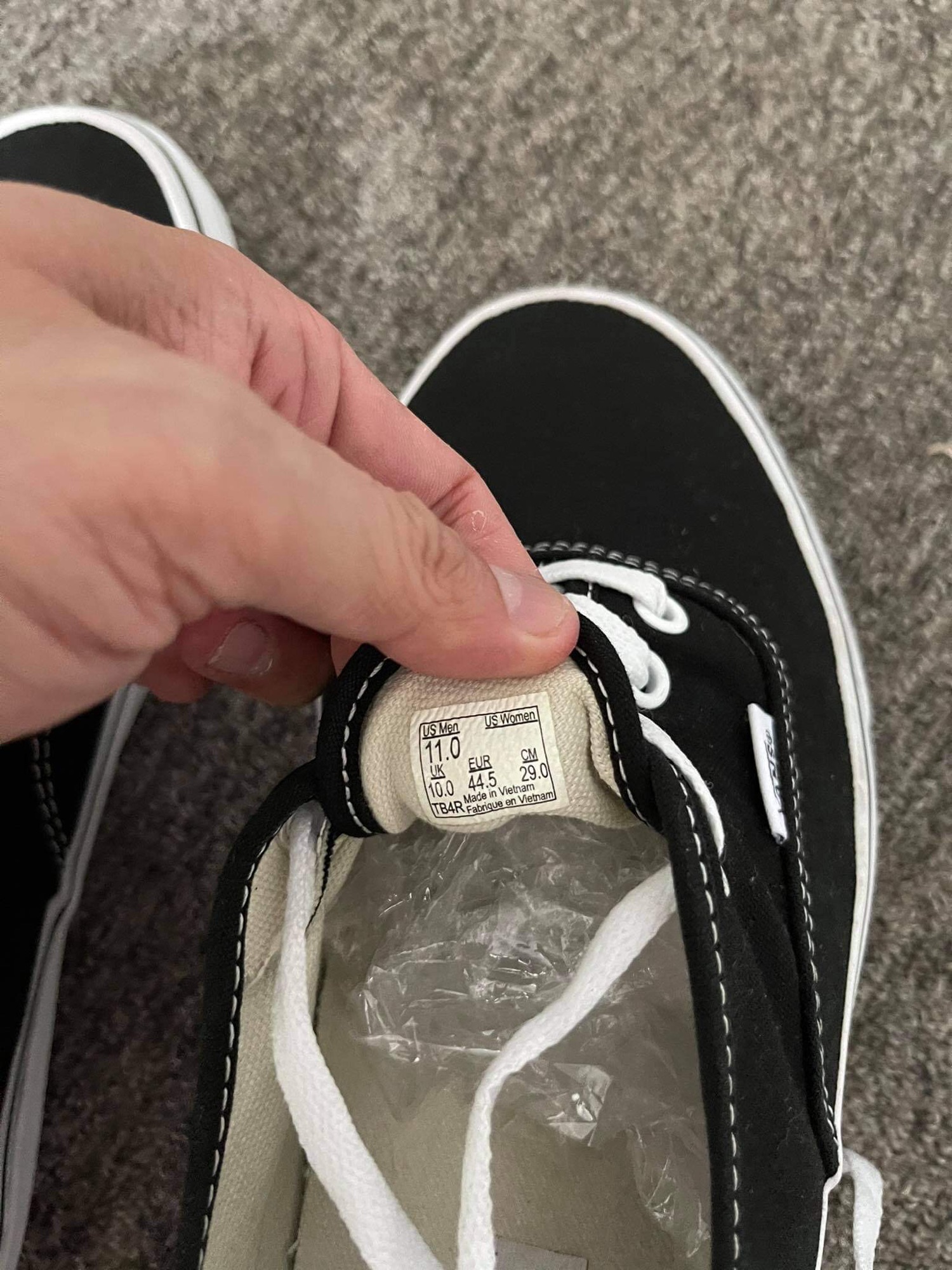 Vans authentic black