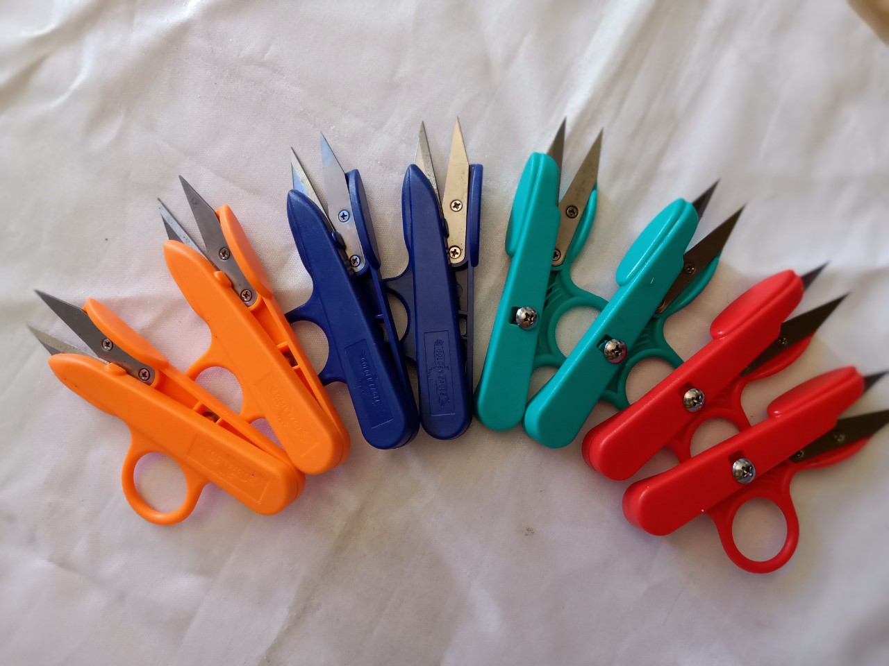 bộ 3 cây kéo bấm chỉ có quai, kéo bấm chỉ cán nhựa, kéo bấm chỉ